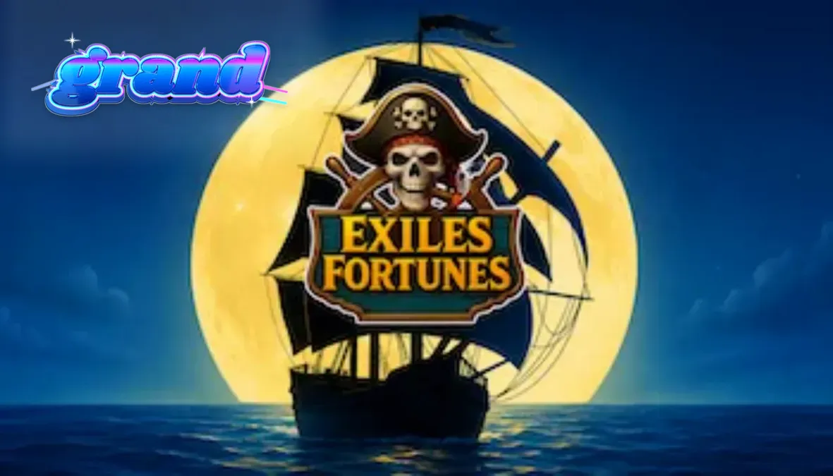 Exiles Fortunes স্লট গেমের জলদস্যু থিম এবং বোনাস ফিচার প্রদর্শনকারী একটি দৃশ্য